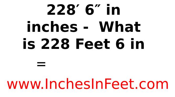 Contact - Inches in Feet