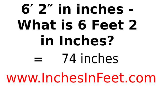 6 feet 2 to inches